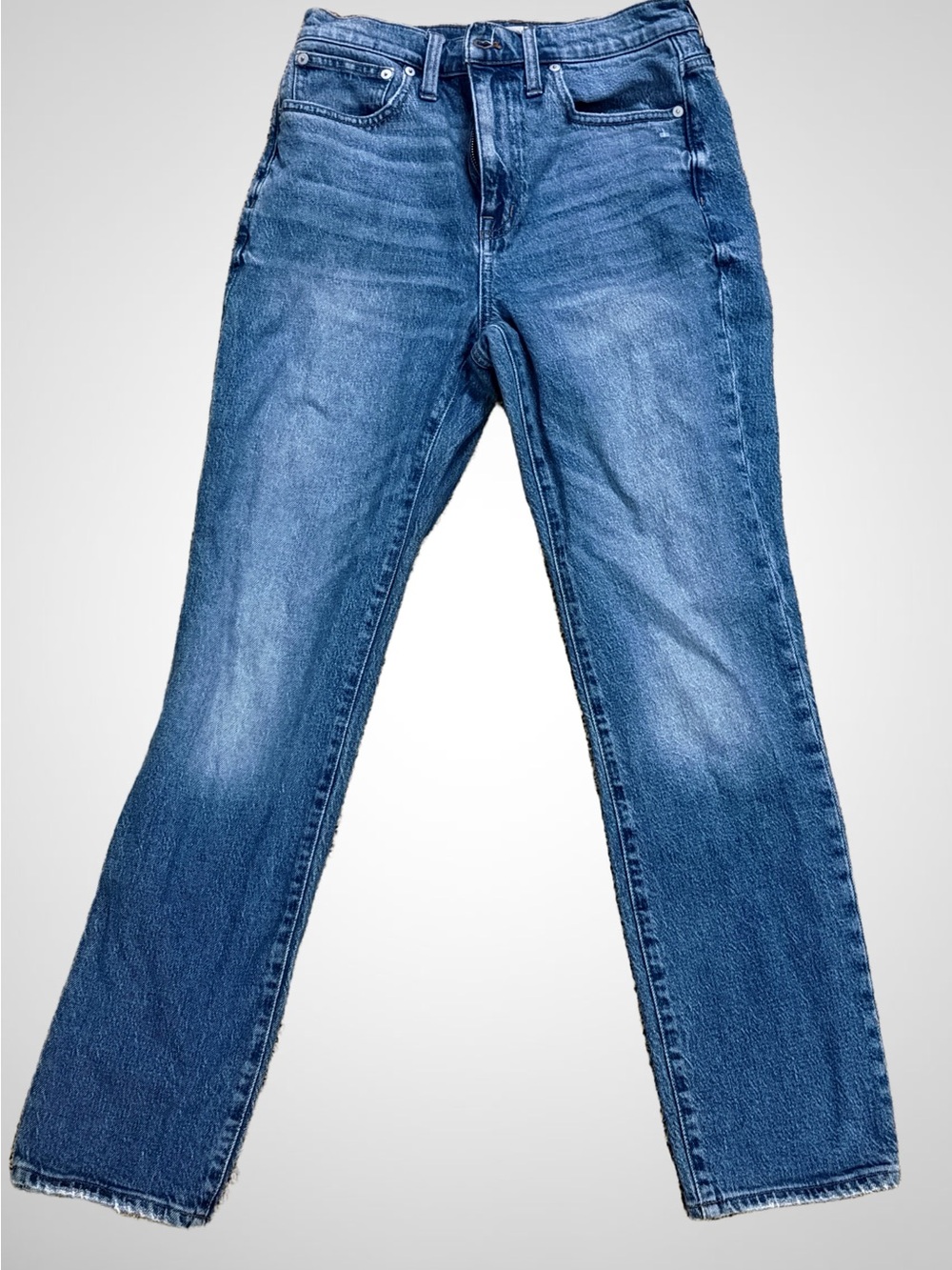 Madewell Medium Blue Straight-Leg Women’s Jeans